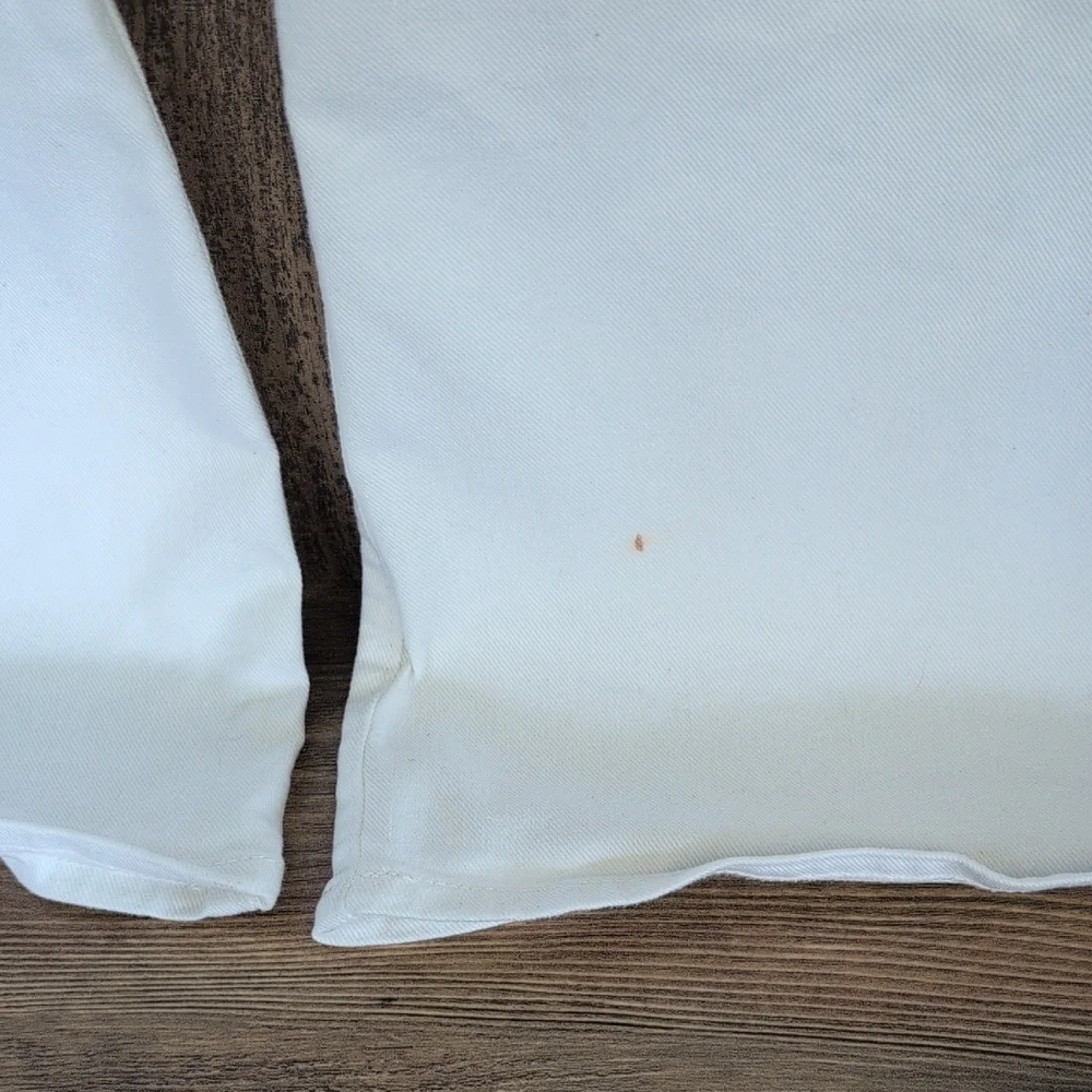 Express Women's Crisp White Mid Rise 70s Flare Jeans 8L       P247 - Picture 9 of 15